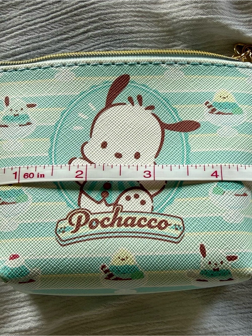 Sanrio Pochacco Mint Green and White Coin Purse - Picture 5 of 5